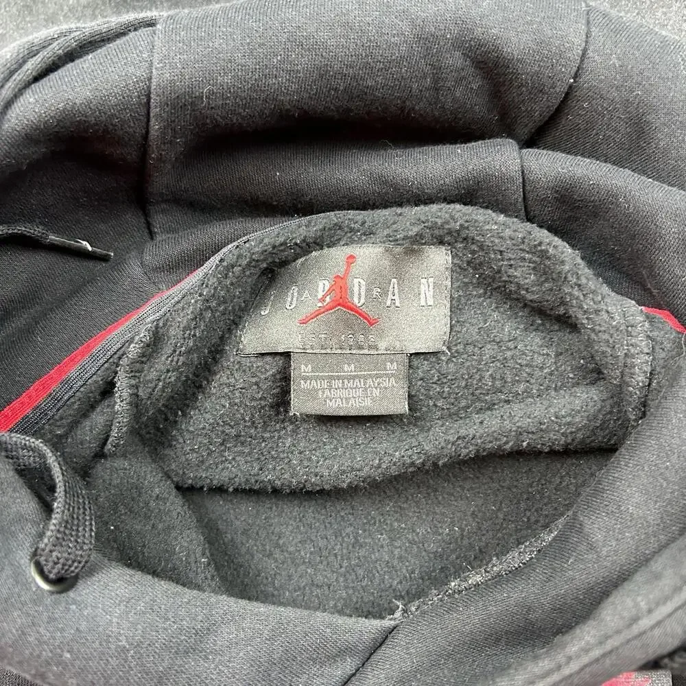 Jordan Mens Christmas Hoodie M Drawstring Hood‎ Festive EUC